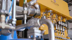 High-temperature superconducting cables can carry large amounts of power in a compact footprint when kept at very low temperatures using liquid nitrogen.