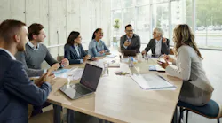 professionals around table