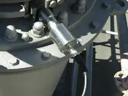 Figure 5: Permanent Bushing Tap Adapter Used for PD Measurement.