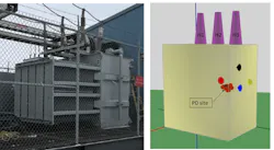 Figure 15: Transformer under Test and Estimated Location of the PD for Case Study 5