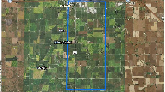 Project area: Dekalb county, IL.