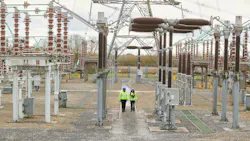 workers at substation