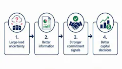 A planning framework for moving from large-load uncertainty toward better capital decisions.