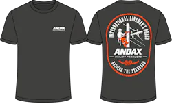 Pick Up a Lineman's Rodeo T-Shirt at the Andax Booth