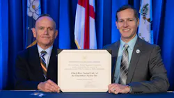 (L-R) Mike Skaggs, TVA President & CEO and Jeremy Bowen, Director Office of Advanced Reactors, U.S. Nuclear Regulatory Commission.