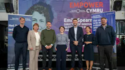 National Grid representatives and speakers for NZIW's Empower Cymru event in Cardiff, Wales.