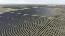Pictured: Aerial image of Oregon Trail Solar.