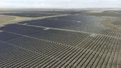Pictured: Aerial image of Oregon Trail Solar.