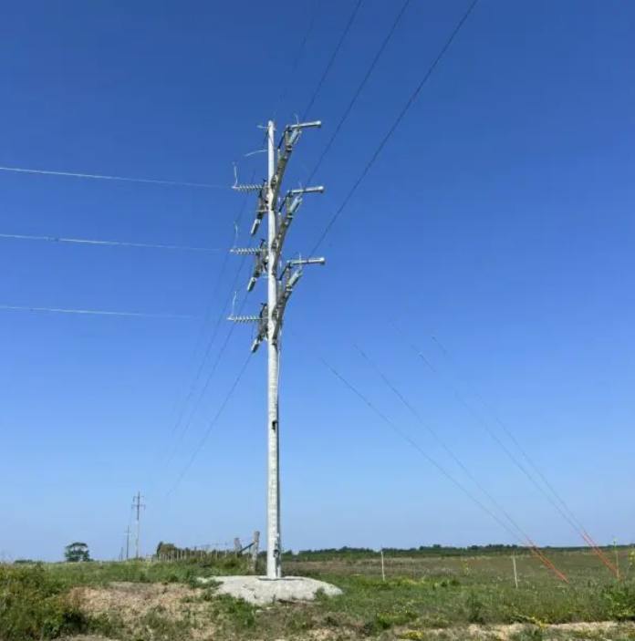 Round Tapered Utility Pole