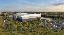 Rendering of Hitachi's planned insulation production facility in London, Ontario. | Credit: Hitachi Energy