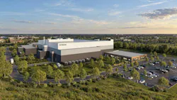 Rendering of Hitachi's planned insulation production facility in London, Ontario. | Credit: Hitachi Energy