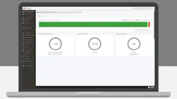 EDMI Storm cloud-based software interface on a laptop, showcasing advanced utility analytics within AMI 2.0 architecture. | Credit: EDMI