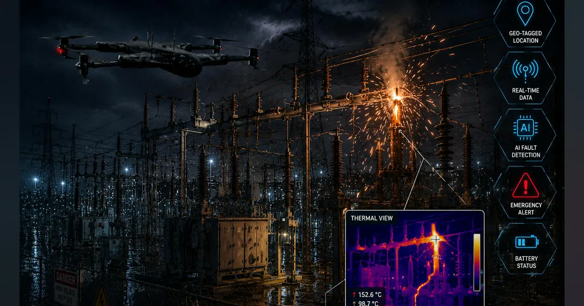Disrubted Grid AI-Powered Drones for Nighttime Grid Emergency Response | TD World