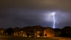 storms over house